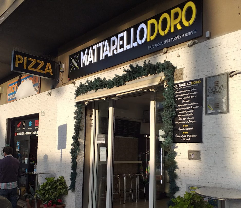 Roma, Pizzeria Mattarello D’Oro