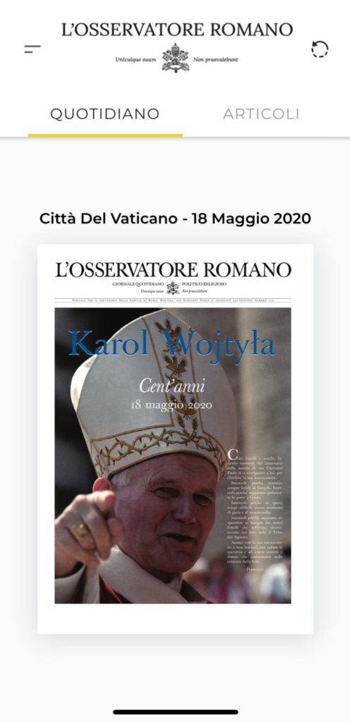 L’Osservatore Romano lancia la nuova App. Monda: «Aperti all'innovazione»