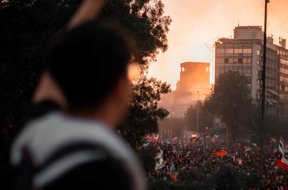 Proteste in Cile. Foto su licenza Unsplash