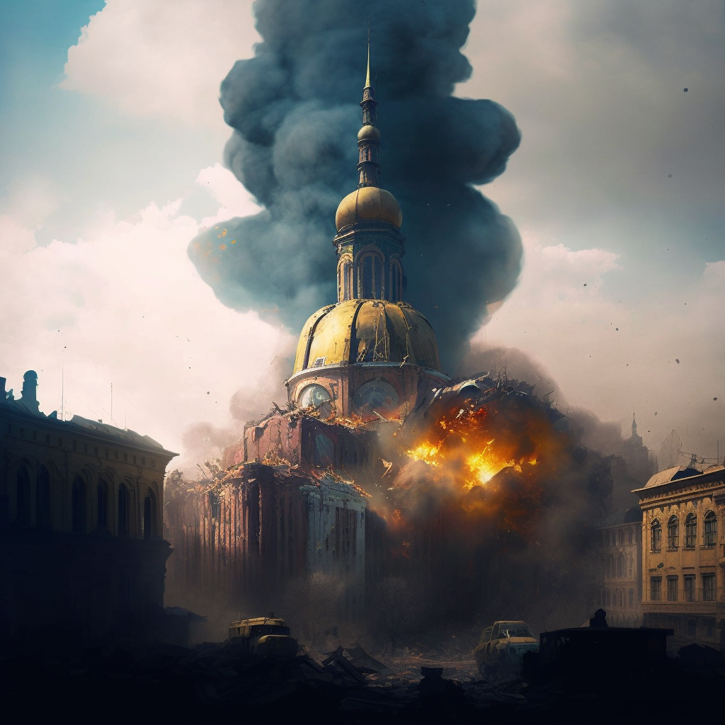 «Distruzione e sofferenza a Kiev»