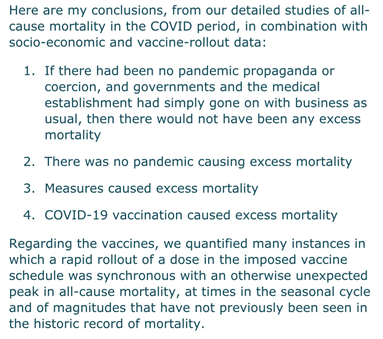 It is not true that the anti-covid vaccine causes death