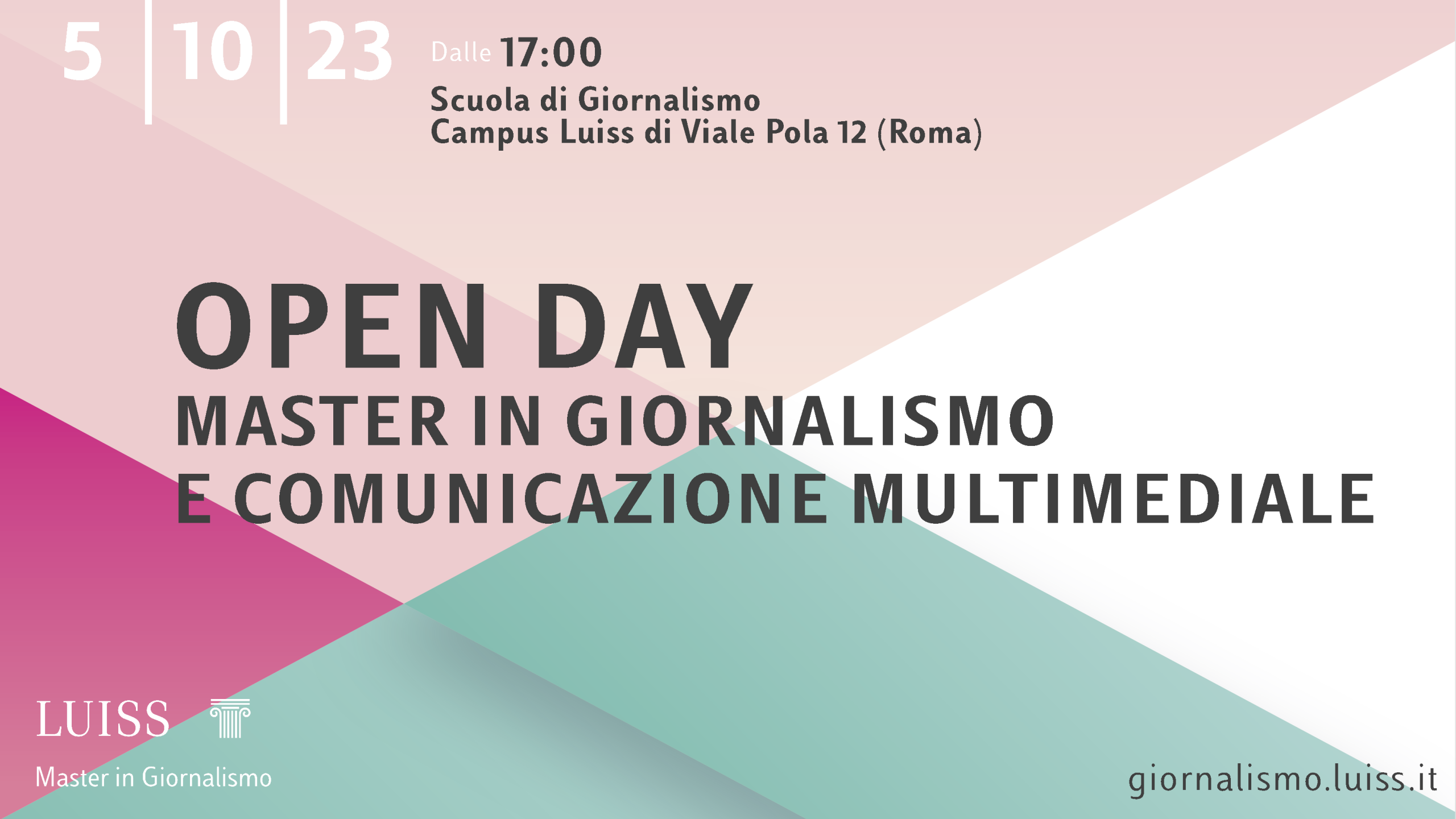 open day master giornalismo luiss