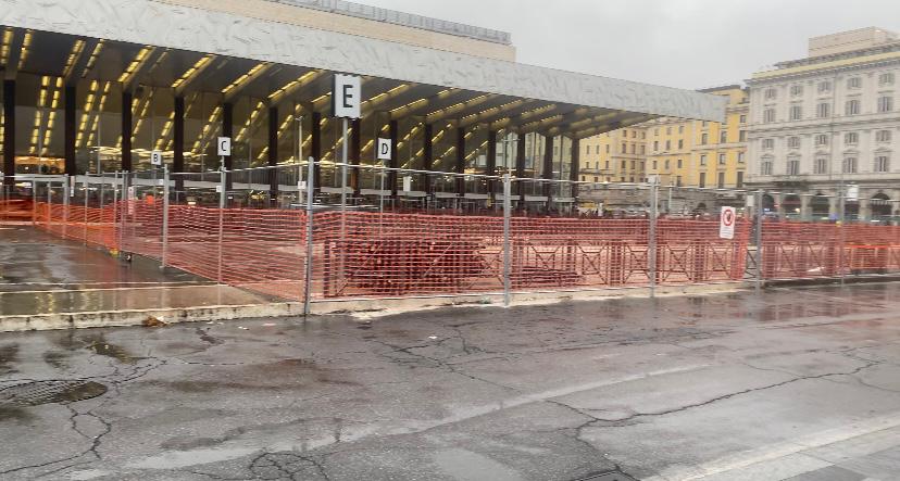 Lavori in corso e disagi per la nuova Stazione Termini a Roma