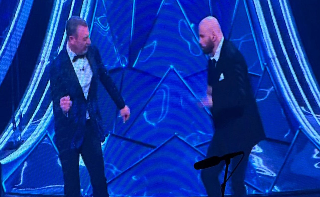 John Travolta e Amadeus