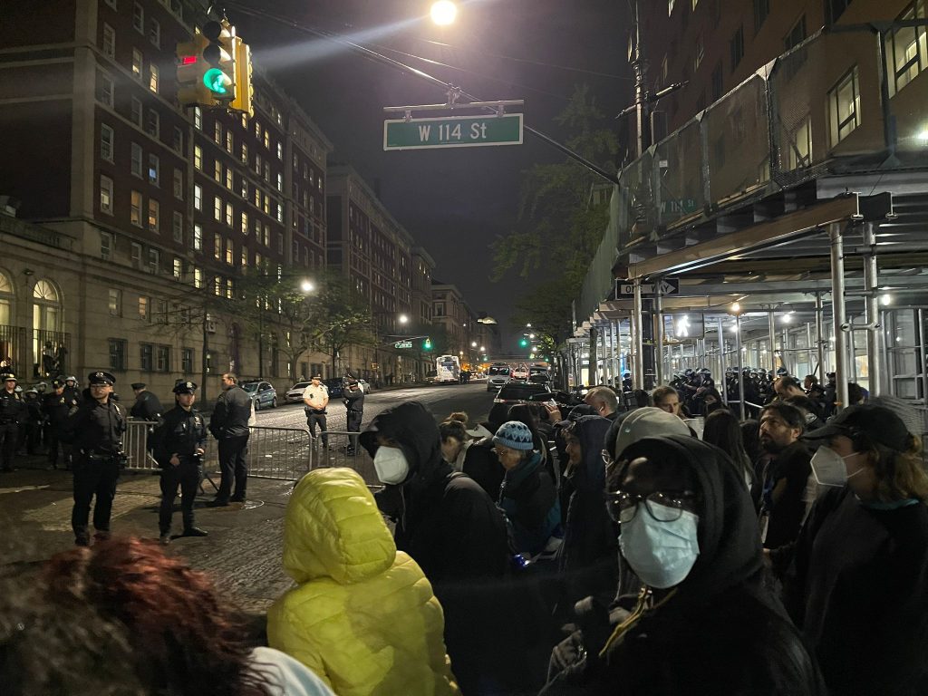 La polizia sgombera la Columbia University