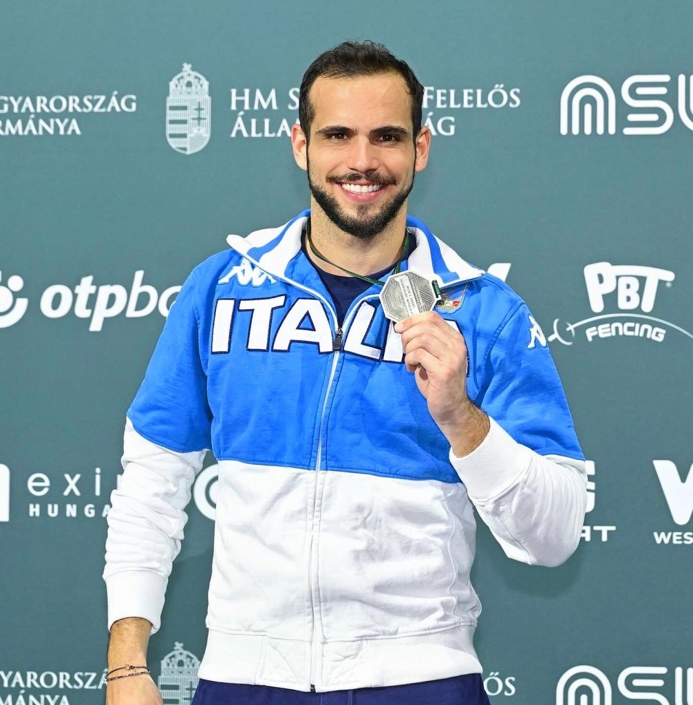 La sciabola di Luca Curatoli, pilastro del team azzurro