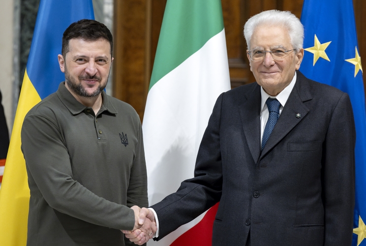 Zeta Italy Mattarella Zelensky