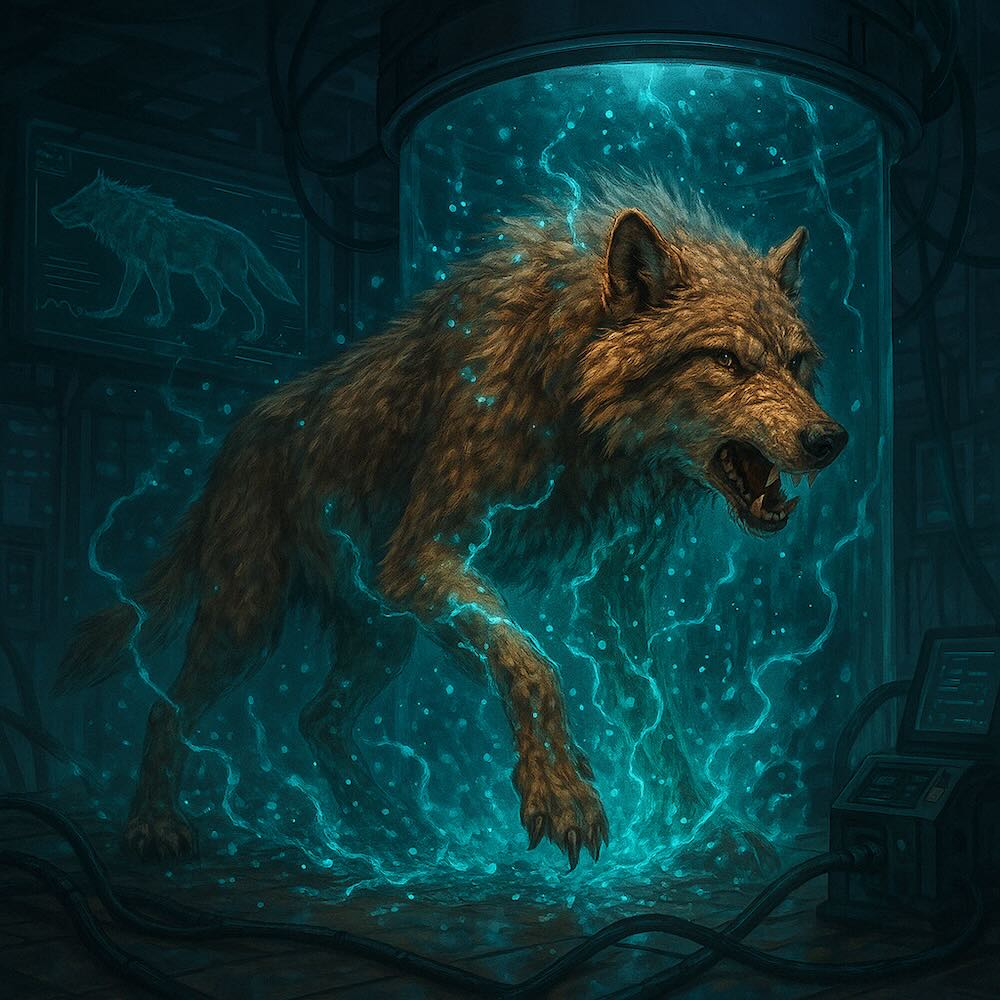 Colossal de-estinto metalupo scoperta