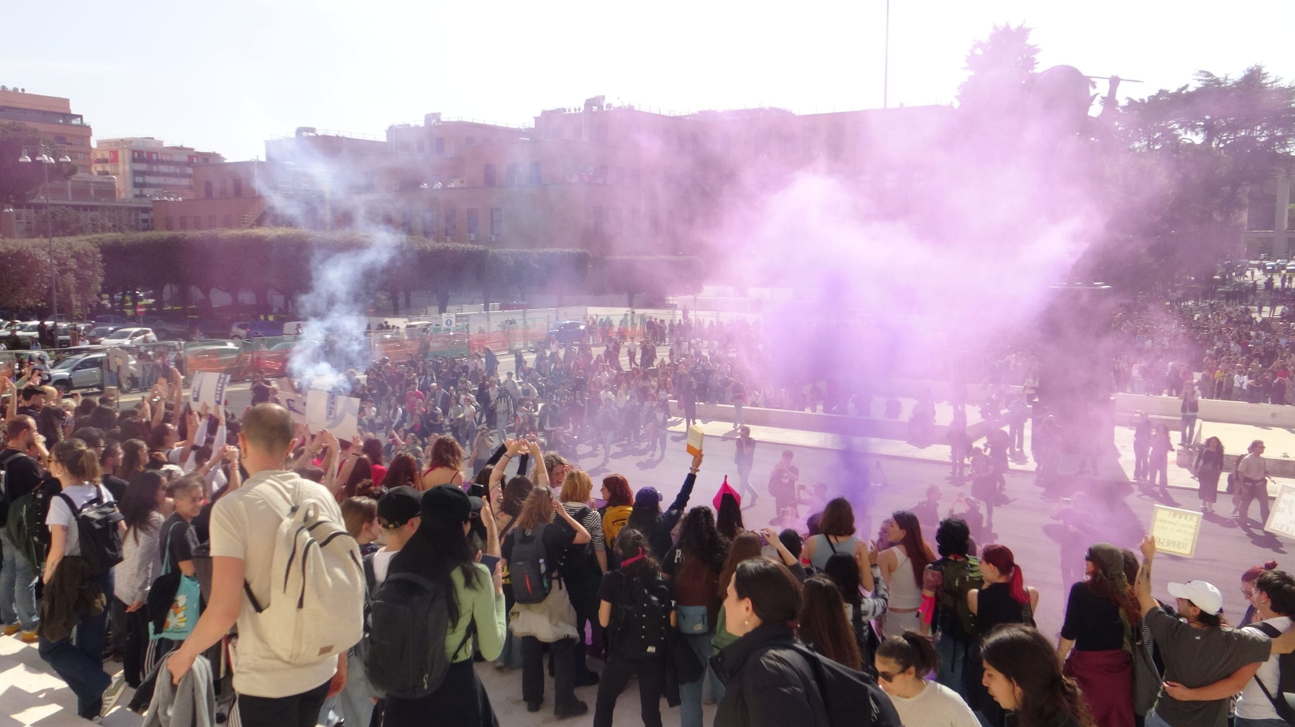corteo sapienza femminicidi