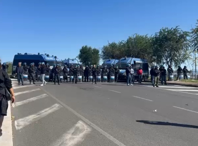 The protests for Gaza Flotilla in Rome