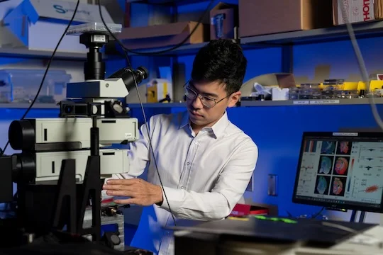 Ziyang Wang (Photo by Jorge Vidal/Rice University)