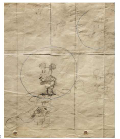 Primi schizzi di Topolino