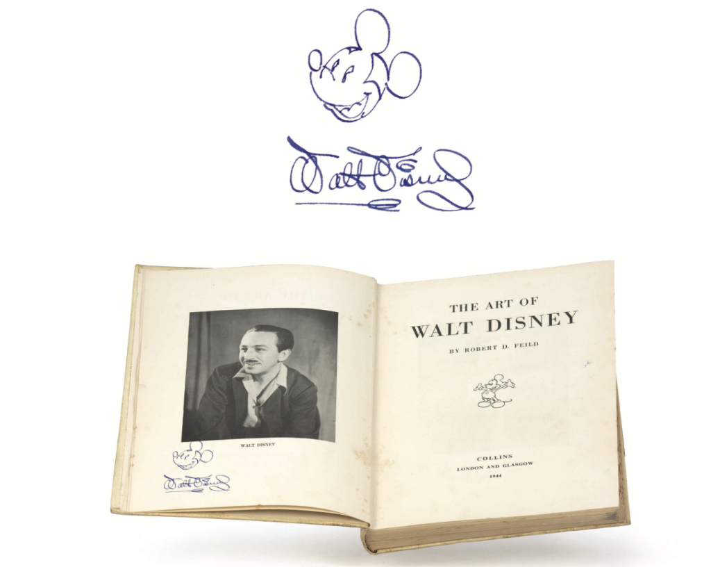 Schizzo di Topolino di Walt Disney