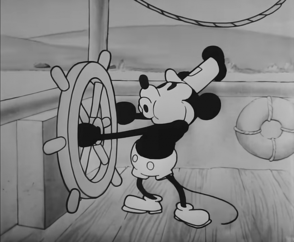 Fotogramma di Steamboat Willie