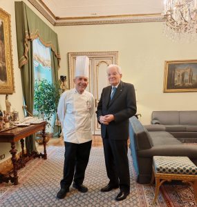 Pietro Catzola e Sergio Mattarella